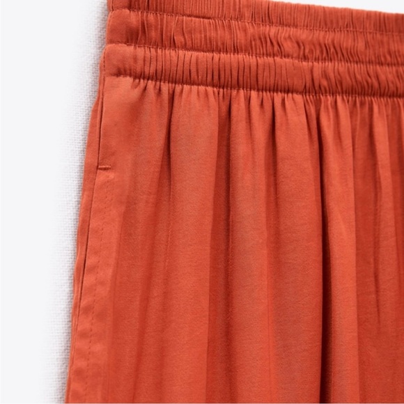 Zara WIDE-LEG FLOWING TROUSERS, size XS - Picture 2 of 6